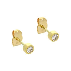 Brillant-Ohrstecker Gelbgold 0,34 ct
