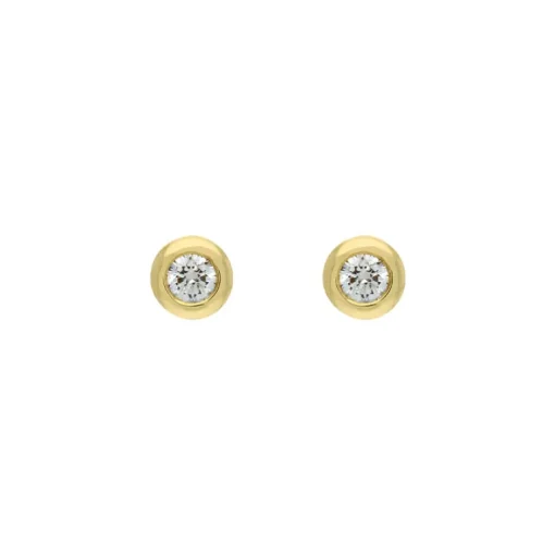 Brillant-Ohrstecker 'Palido' Gelbgold