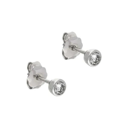 Brillant-Ohrstecker Weißgold