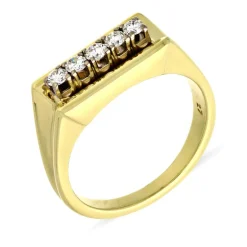 Brillant-Ring Bicolor