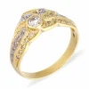 Brillant-Ring Bicolor