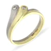 Brillant-Ring Bicolor
