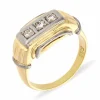 Brillant-Ring Bicolor