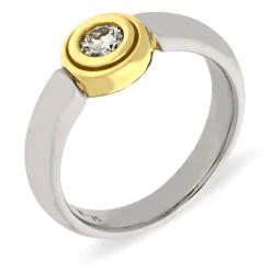 Brillant-Ring Bicolor