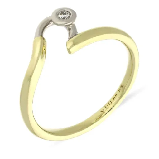 Brillant-Ring Bicolor