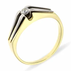 Brillant-Ring Bicolor