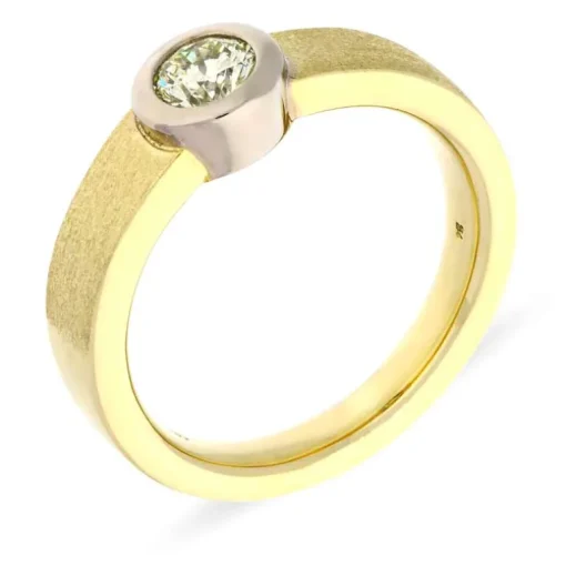 Brillant-Ring Bicolor