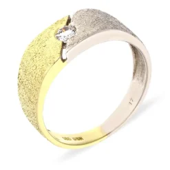 Brillant-Ring Bicolor