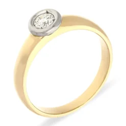 Brillant-Ring Bicolor