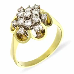 Brillant-Ring Bicolor