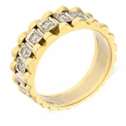 Brillant-Ring Bicolor