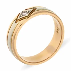 Brillant-Ring Bicolor