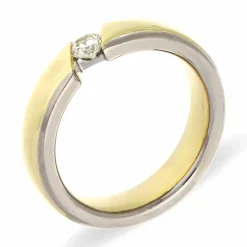 Brillant-Ring Bicolor