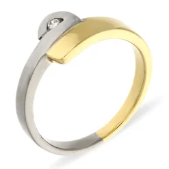 Brillant-Ring Bicolor
