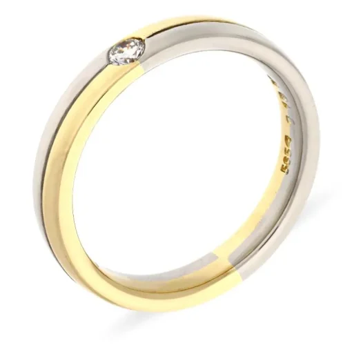 Brillant-Ring Bicolor