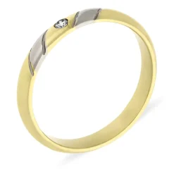 Brillant-Ring Bicolor
