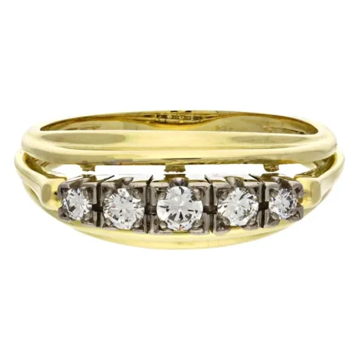 Brillant-Ring Bicolor