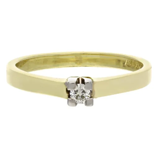 Brillant-Ring Bicolor