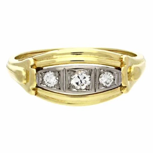 Brillant-Ring Bicolor