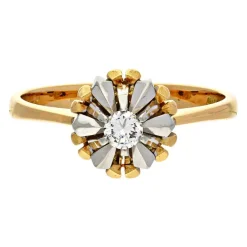 Brillant-Ring Bicolor