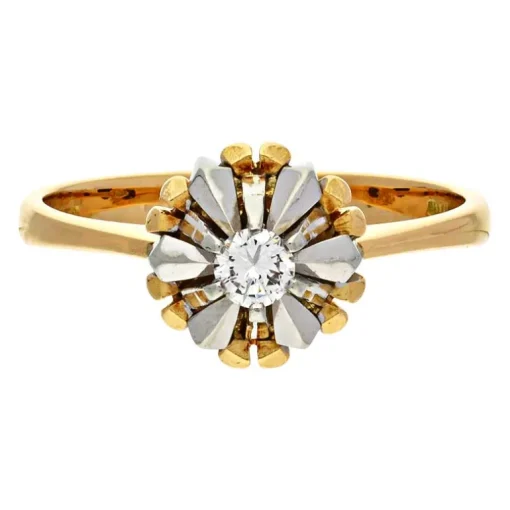 Brillant-Ring Bicolor