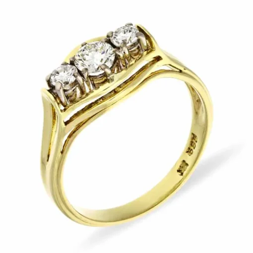 Brillant-Ring Bicolor