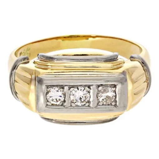 Brillant-Ring Bicolor