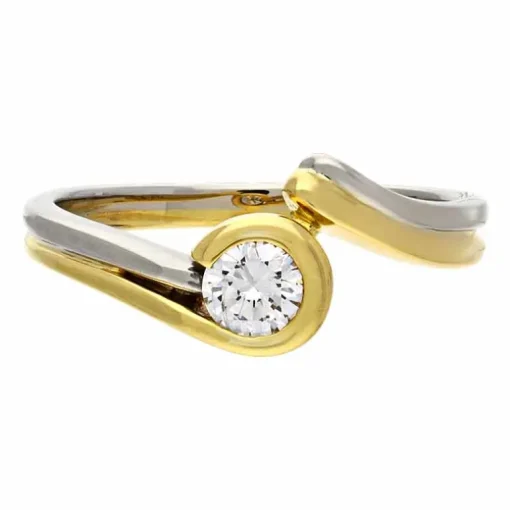 Brillant-Ring Bicolor