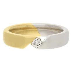 Brillant-Ring Bicolor
