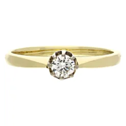Brillant-Ring Bicolor