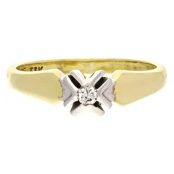 Brillant-Ring Bicolor