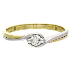 Brillant-Ring Bicolor