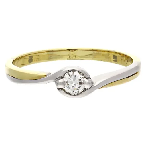 Brillant-Ring Bicolor