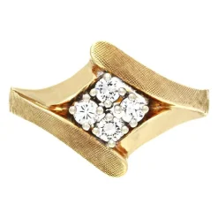 Brillant-Ring Bicolor