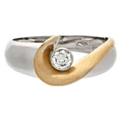 Brillant-Ring Bicolor