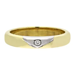 Brillant-Ring Bicolor