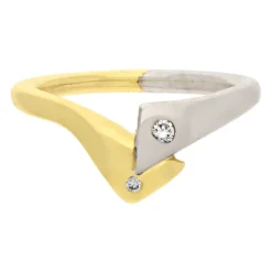Brillant-Ring Bicolor