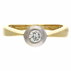 Brillant-Ring Bicolor