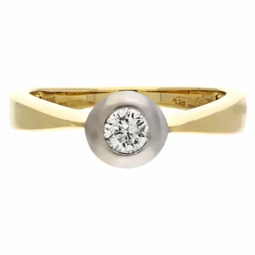 Brillant-Ring Bicolor