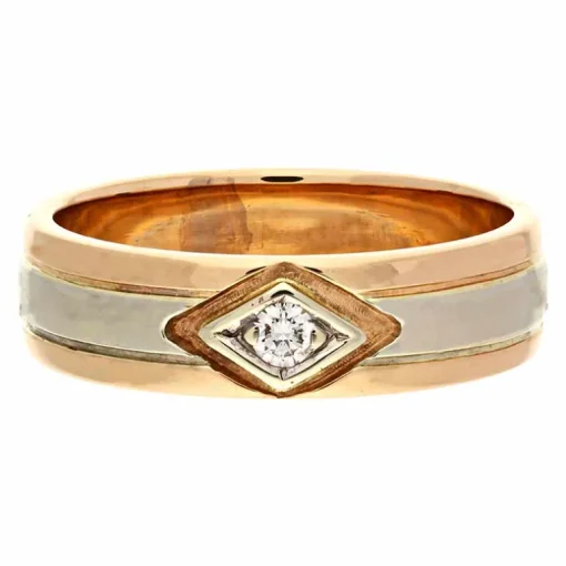 Brillant-Ring Bicolor