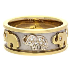 Brillant-Ring Bicolor