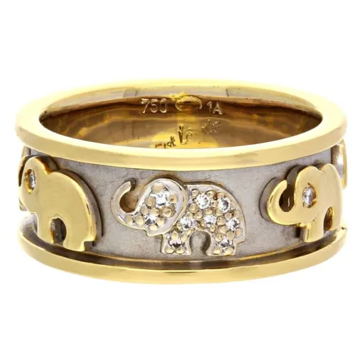 Brillant-Ring Bicolor