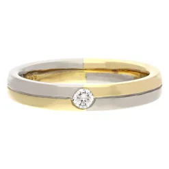 Brillant-Ring Bicolor