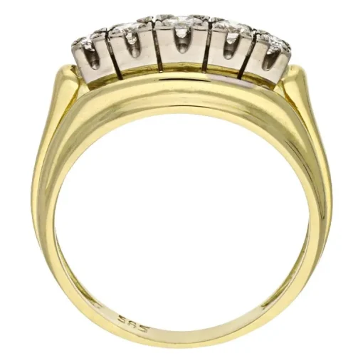 Brillant-Ring Bicolor