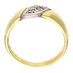 Brillant-Ring Bicolor