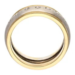 Brillant-Ring Bicolor