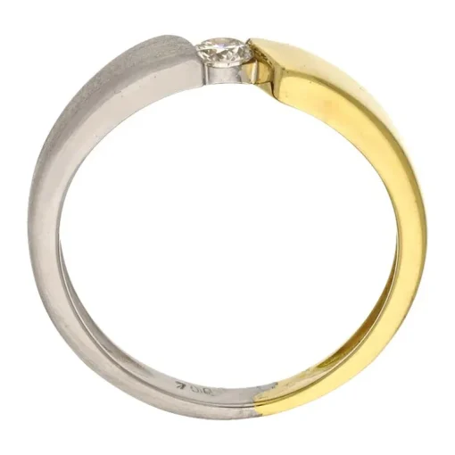 Brillant-Ring Bicolor