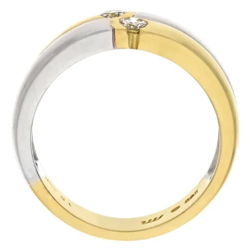 Brillant-Ring Bicolor