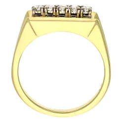 Brillant-Ring Bicolor