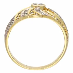 Brillant-Ring Bicolor